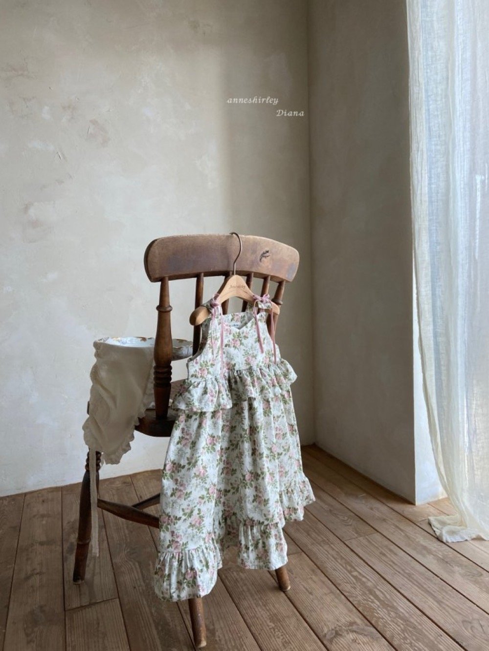 Anne Shirley12｜(1y-5y) 1色春日碎花綁帶洋裝