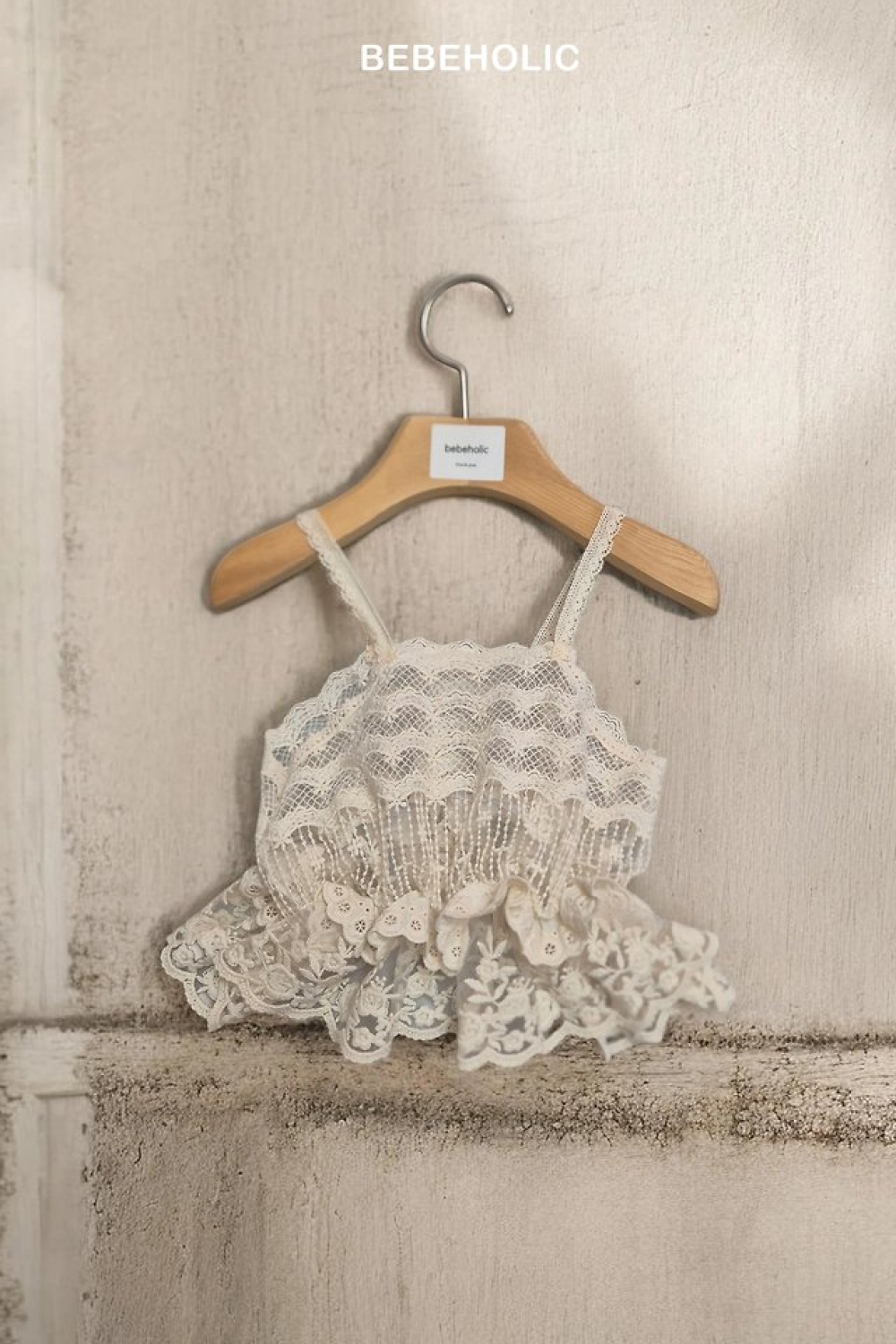 Bebe holic48｜(Free) 蕾絲蛋糕裙背心