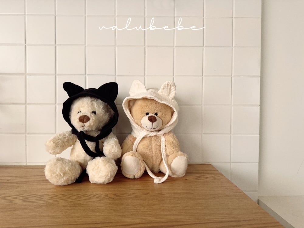 Valubebe23｜(65-90) 貓耳綁帶帽