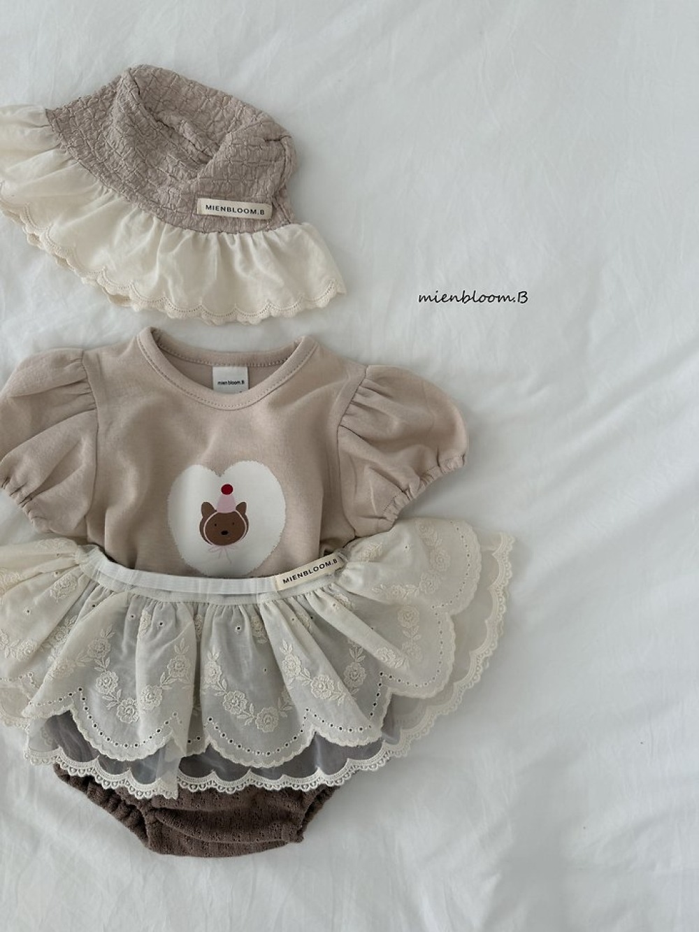 Bloom.b51｜(55cm-118cm) 蕾絲薄紗圍裙