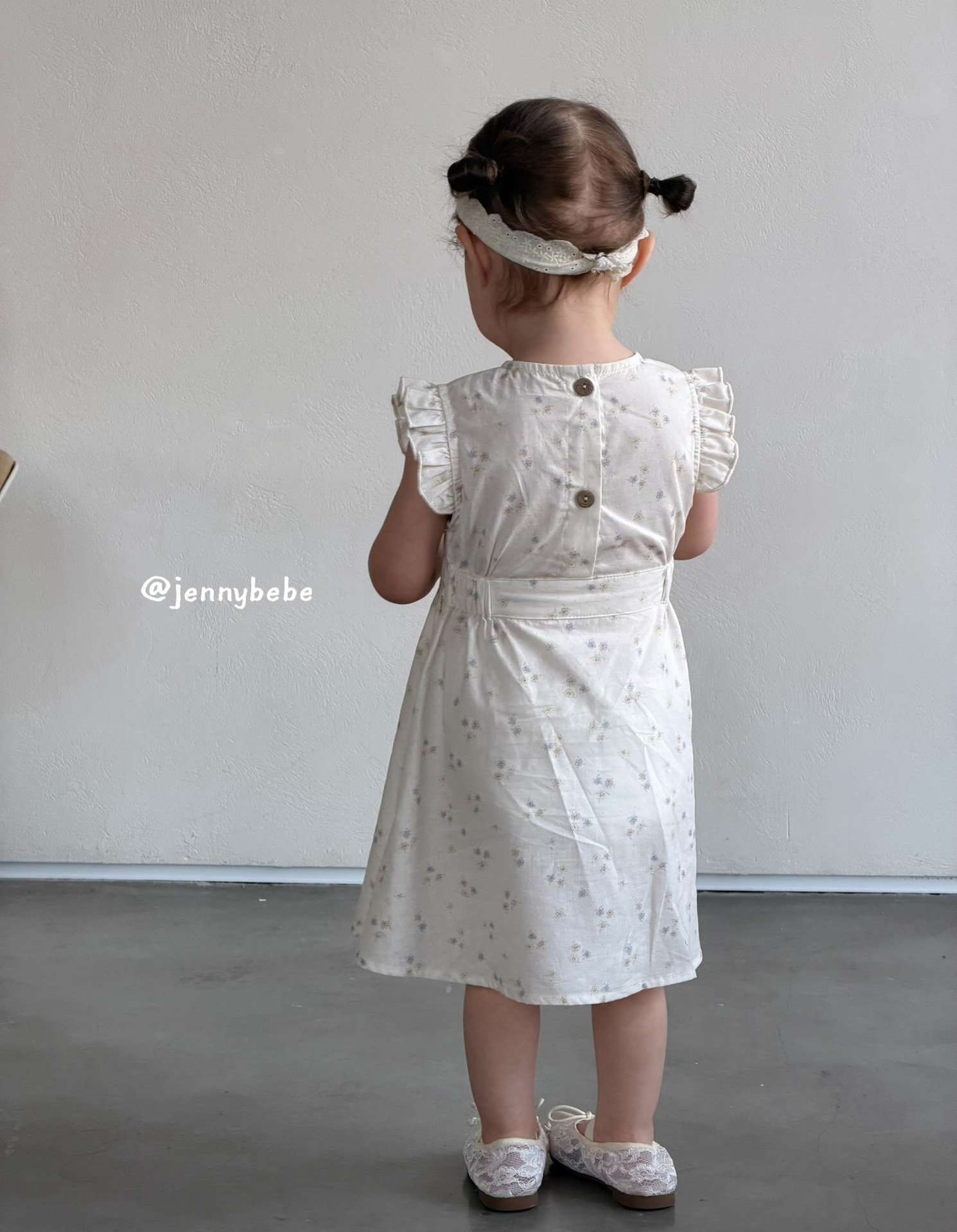 JE731｜(80-120cm) 小碎花背心洋裝