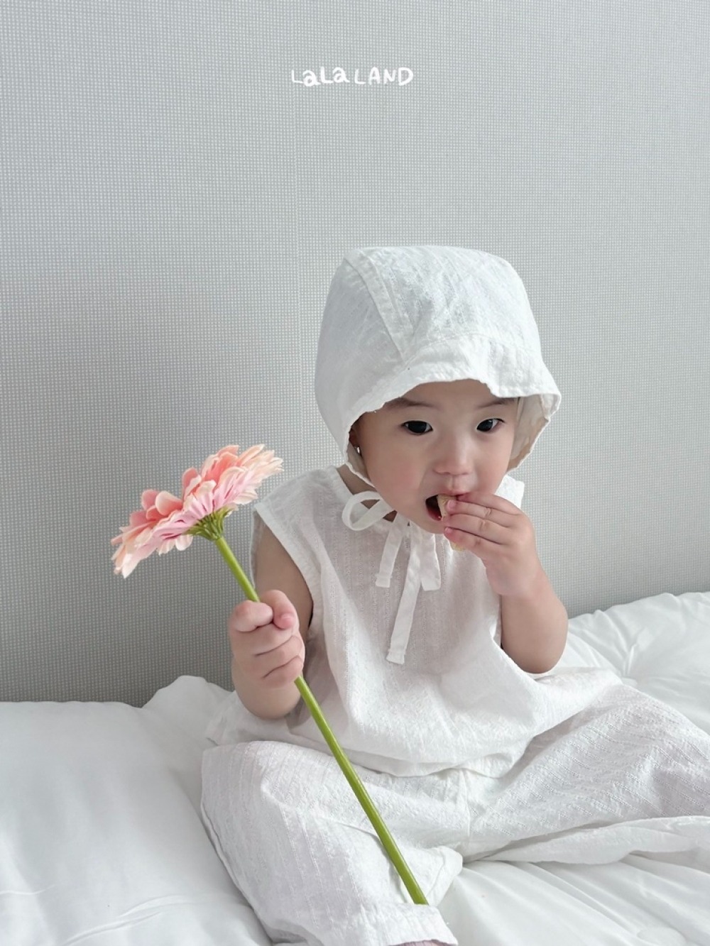 lala land32｜(3m-18m) 2色壓紋無袖背心