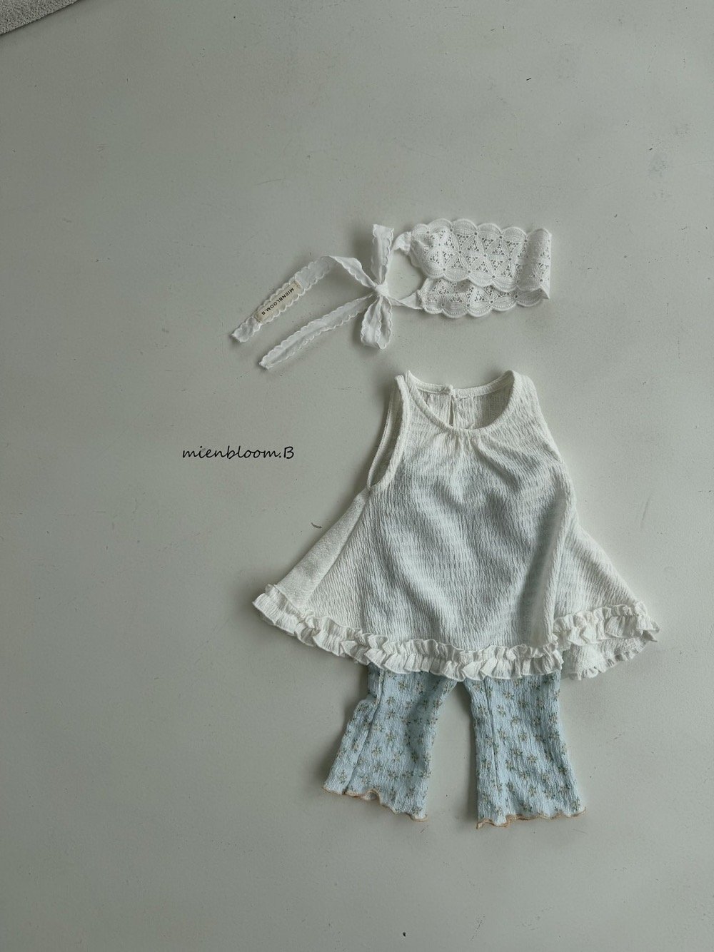 Bloom.b30｜(55cm-118cm) 花邊背心