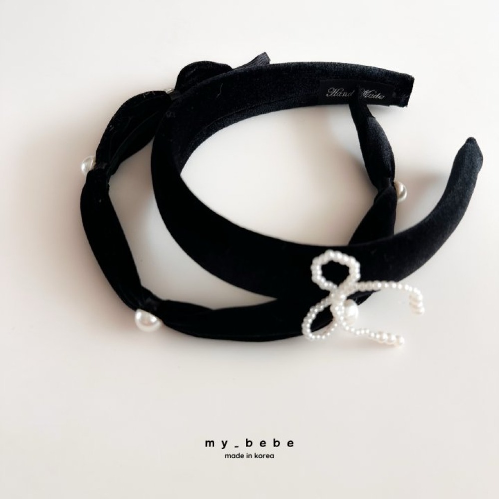 my_bebe33｜(18m-mom) 絨面髮帶