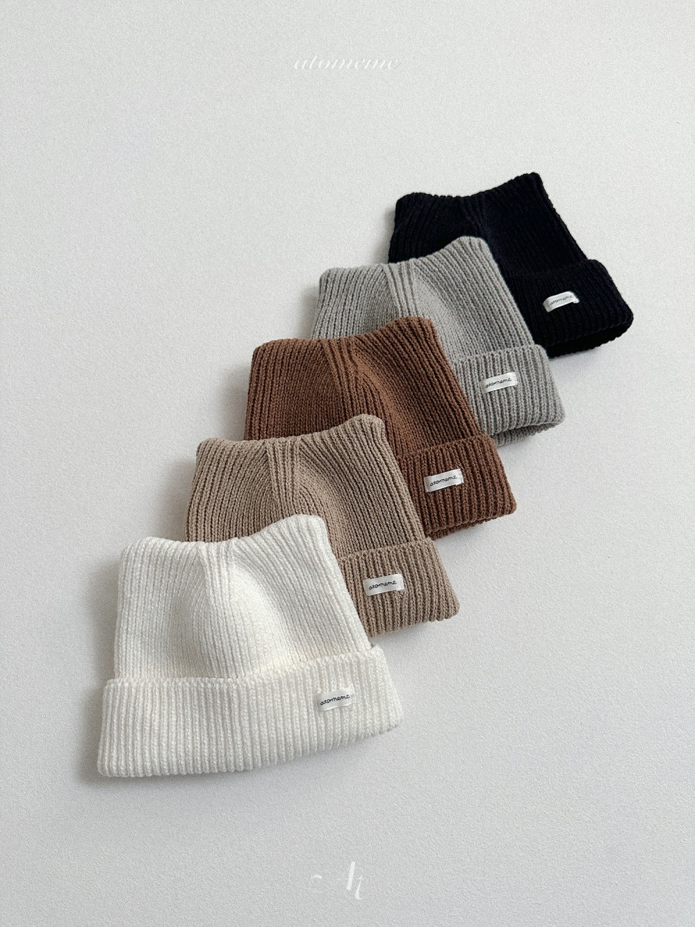 Atomeme07｜(70-110) 小貓耳針織帽
