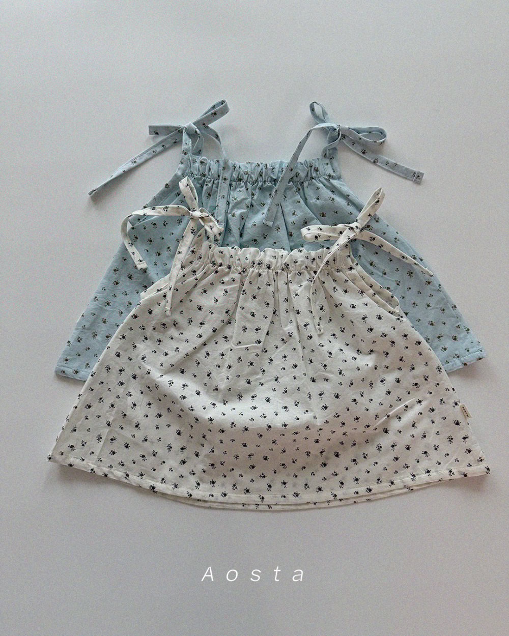 AOSTA36｜(6m-5y) 2款綁帶蝴蝶結上衣