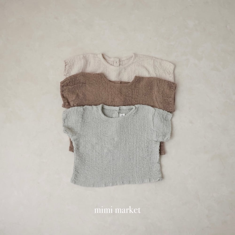 mimi market05 (75-90cm)  素色皺褶襯衫