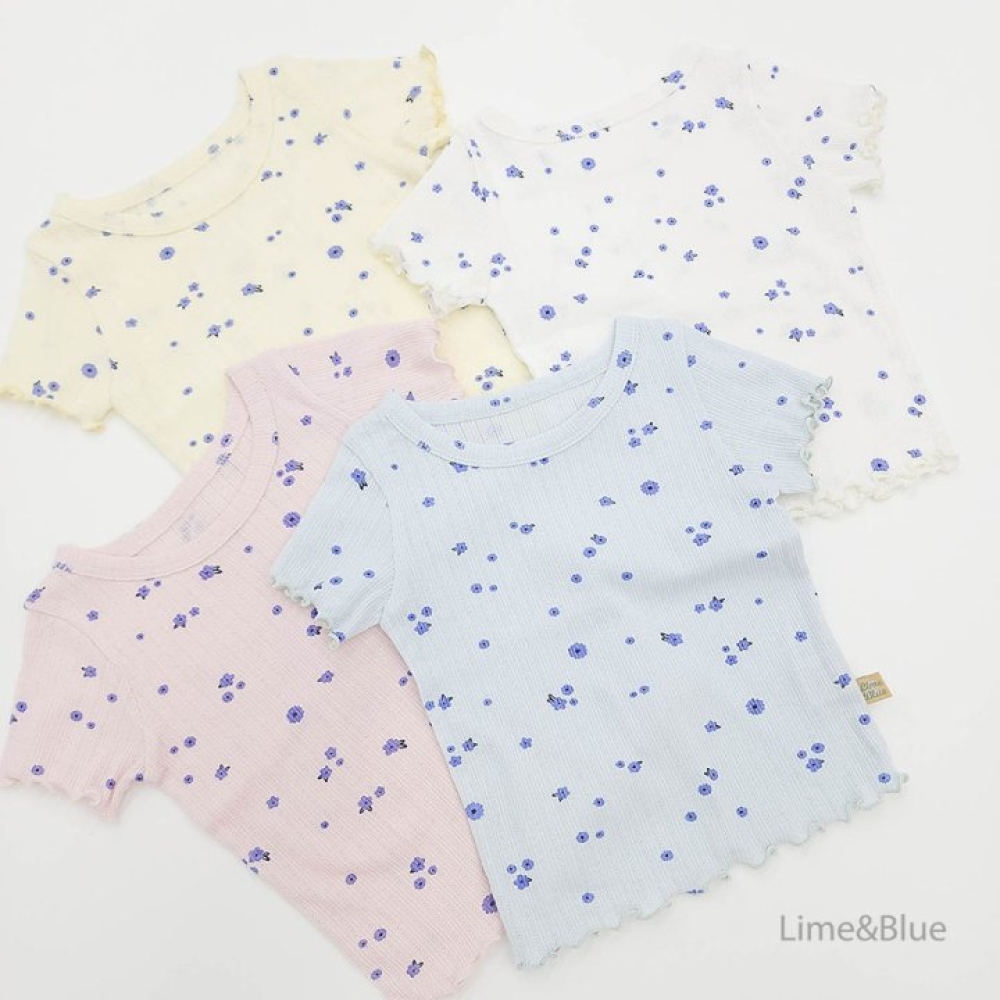 LIME&BLUE17｜(80-118cm)  水彩噴畫居家服