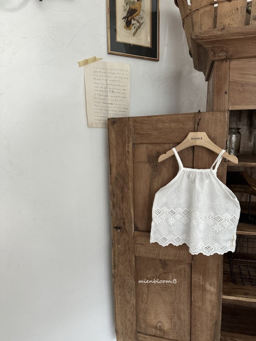 Bloom.b03｜(0m-24m) 花卉吊帶背心洋裝