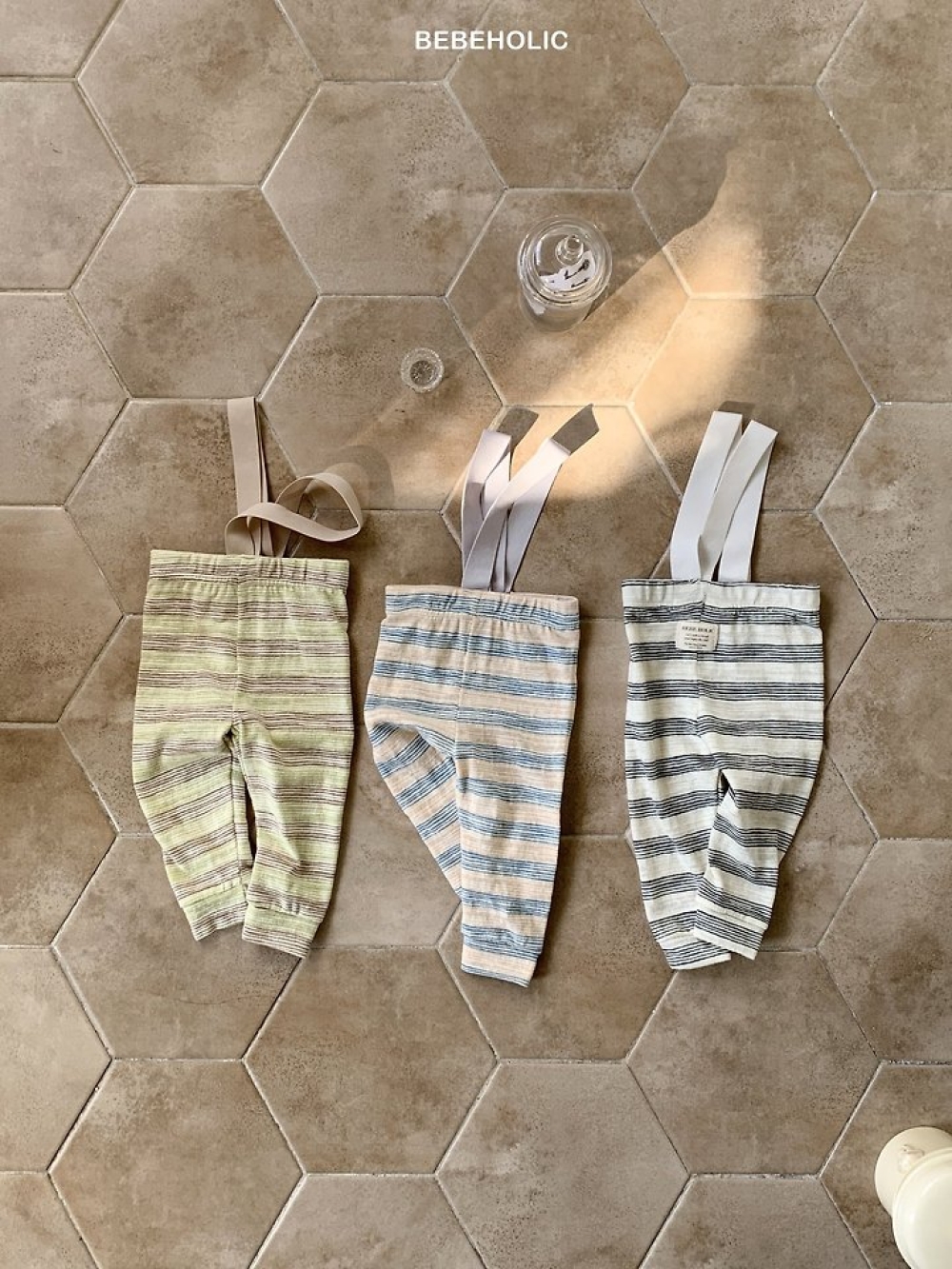 Bebe holic02｜(3m-18m) 素描背帶打底褲