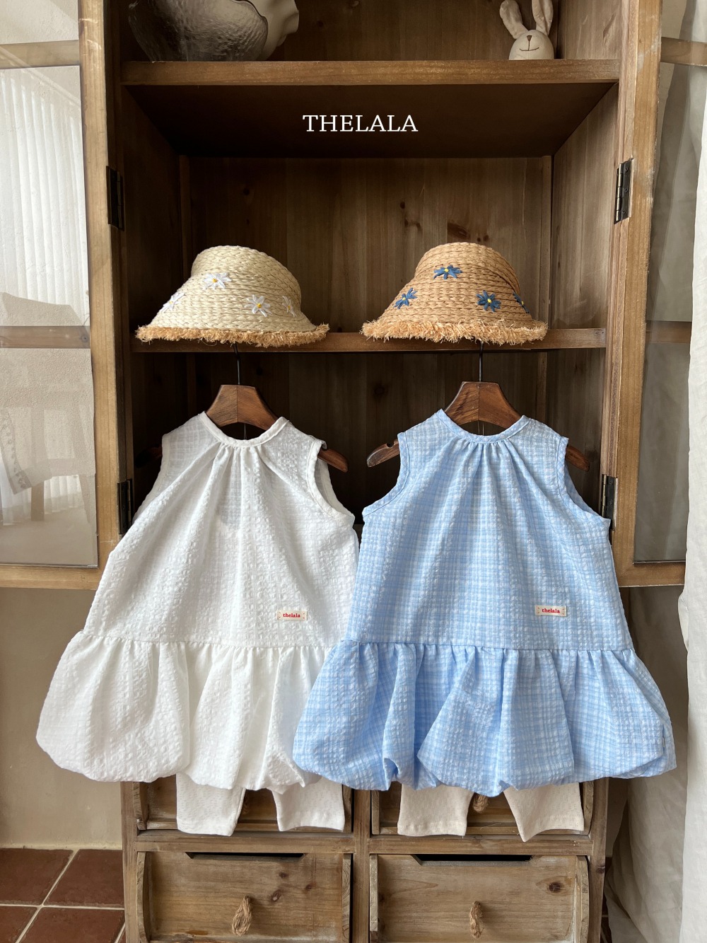 thelala04｜ (free/mom) 夏季雛菊遮陽帽