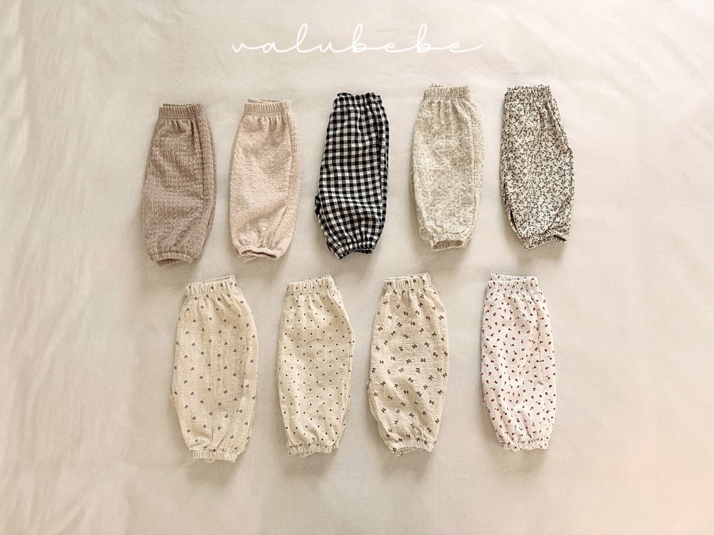Valubebe 12｜(65-90cm) 夏季壓花褲