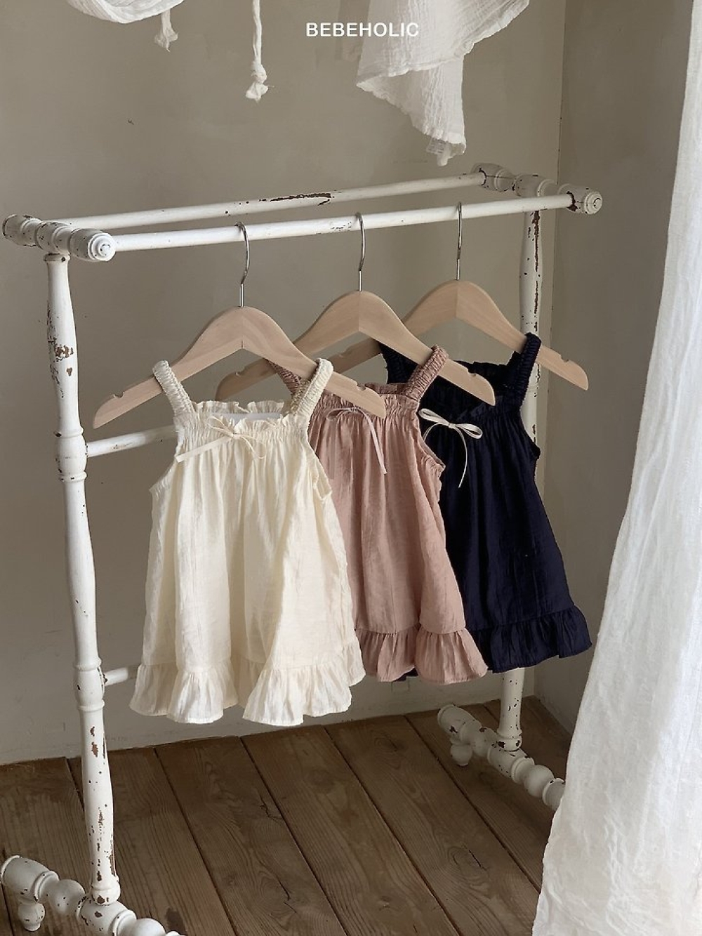 Bebe holic31｜(3m-18m) 蝴蝶結連身裙