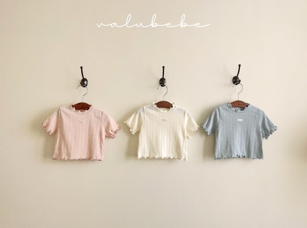 Valubebe 56｜(65-90cm) 木耳邊小標上衣