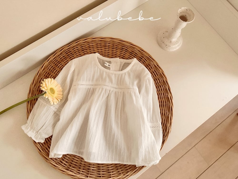 Valubebe74｜(65-90) 蕾絲襯衫