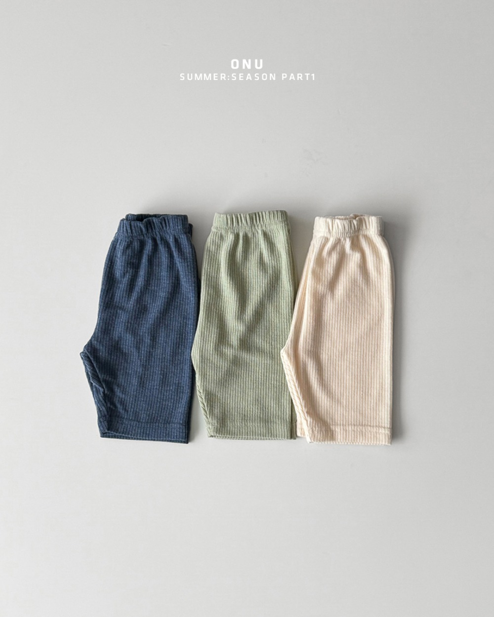 onu35｜(70cm-115cm) 羅紋五分緊身褲