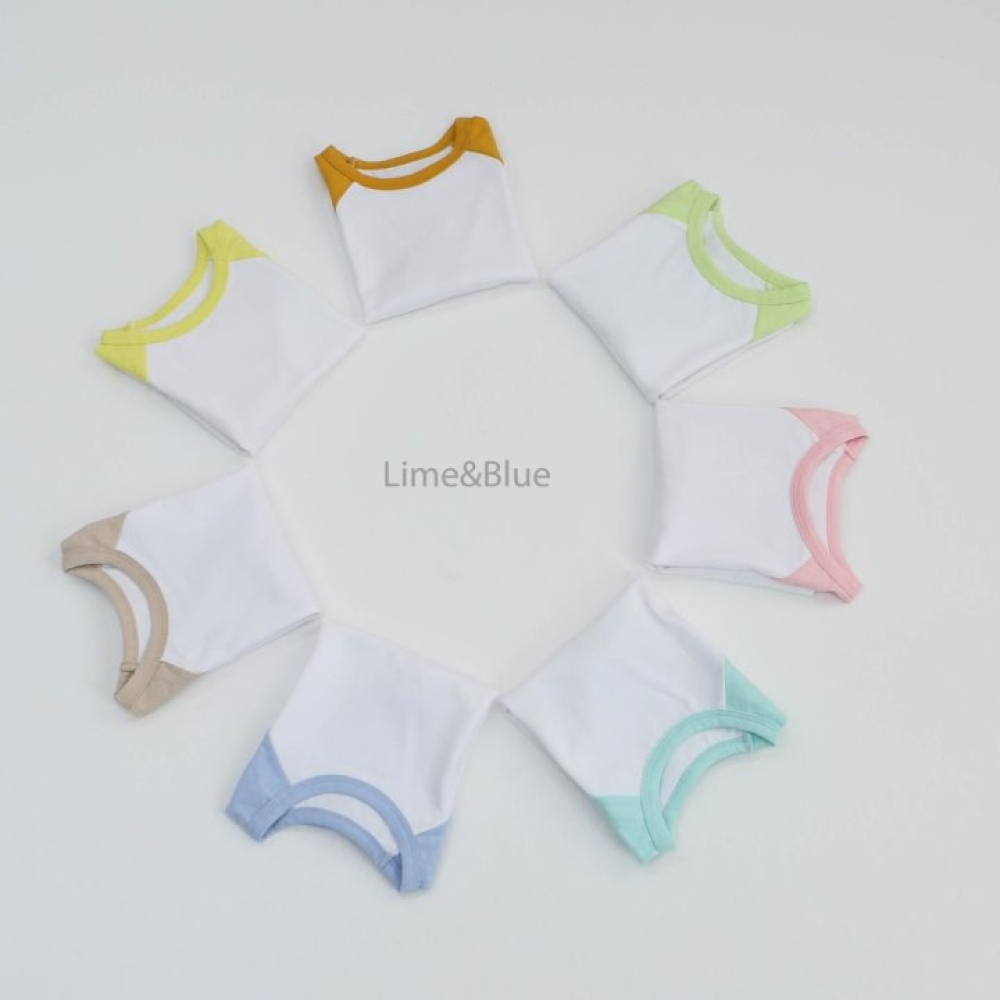 LIME&BLUE15｜(80-118cm)  糖果拼色運動服