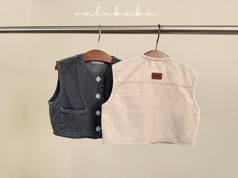 Valubebe 06｜(65-90cm) 牛仔背心外套