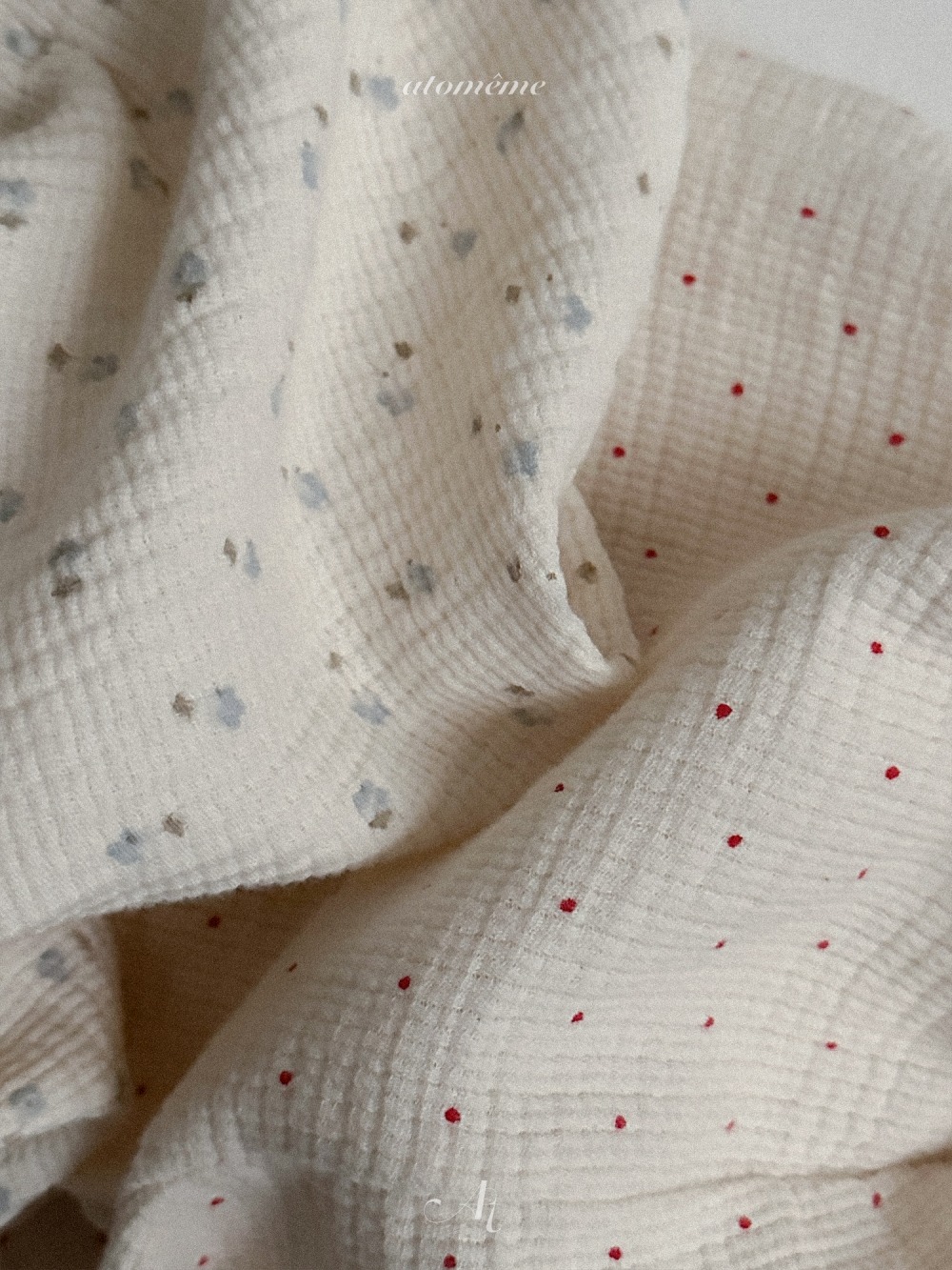 Atomeme21｜(70-110) 舒適休閒印花縮口褲