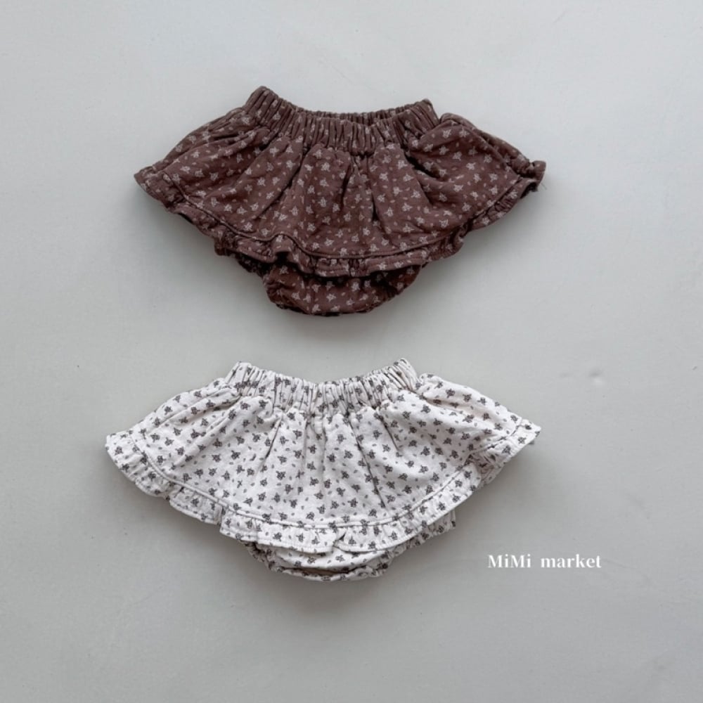 mimi market11 (65-85cm)  小碎花荷葉裙