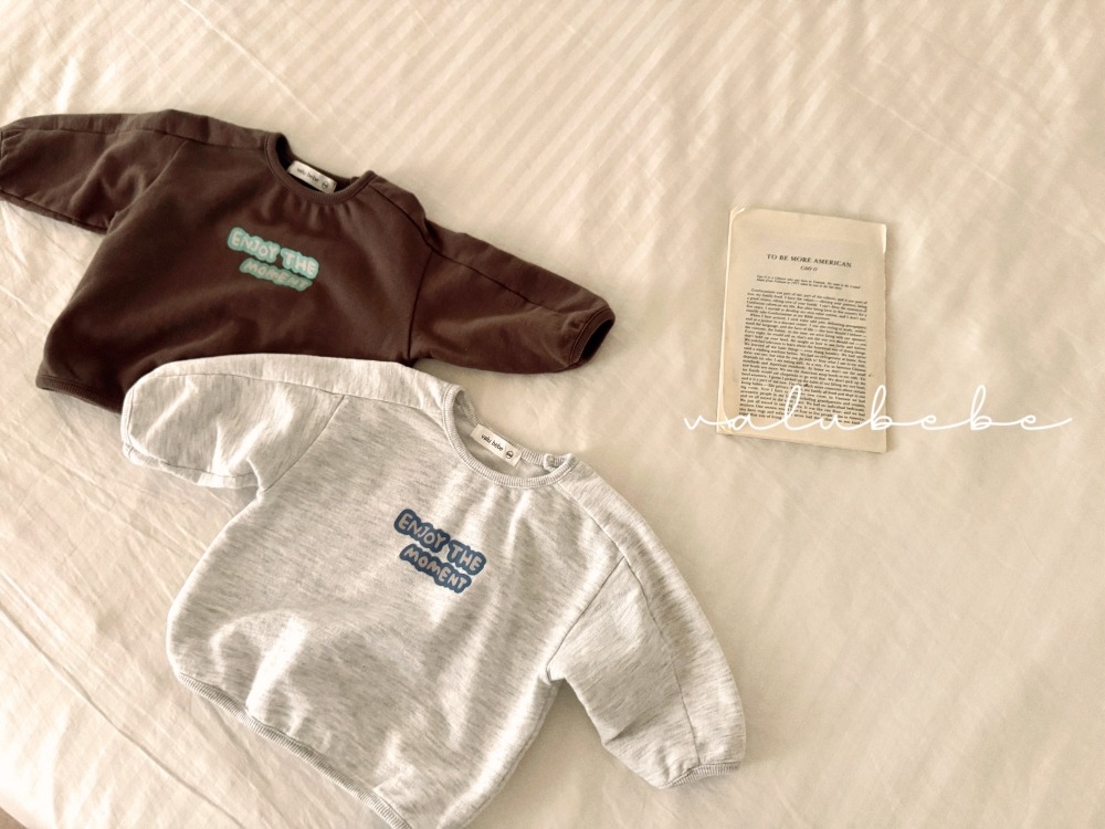 Valubebe41｜(65-90) 英字休閒上衣