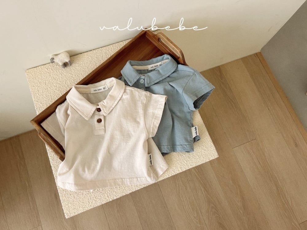 Valubebe 70｜(65-90cm) 鈕釦襯衫上衣