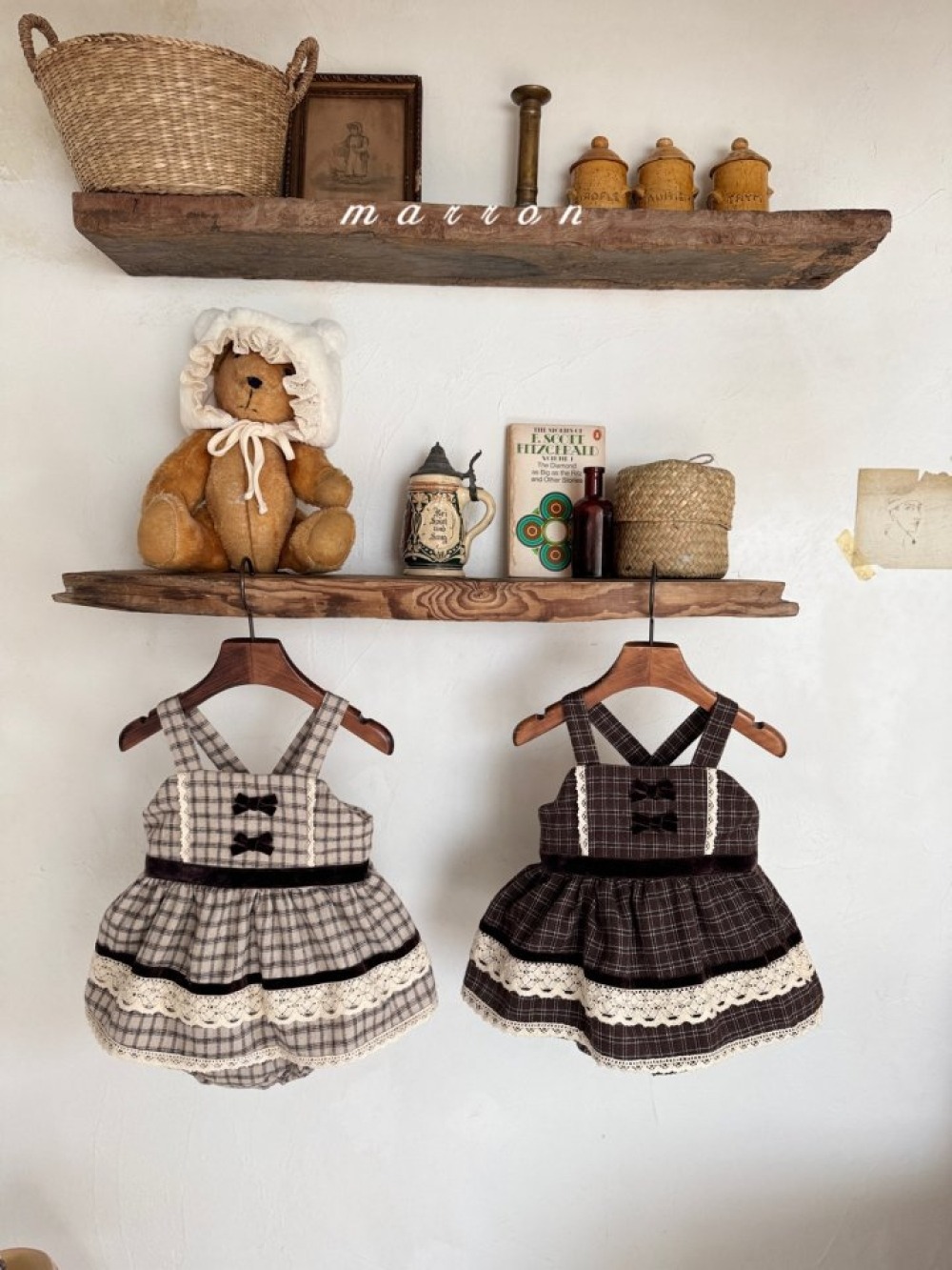 Marron 43ïœ(3m-18m) æ³åŒååž¶æ ŒçŽå±€æ¬¡è£å
å±è¡£ Marron 43ïœ(3m-18m) æ³åŒååž¶æ ŒçŽå±€æ¬¡è£å
å±è¡£