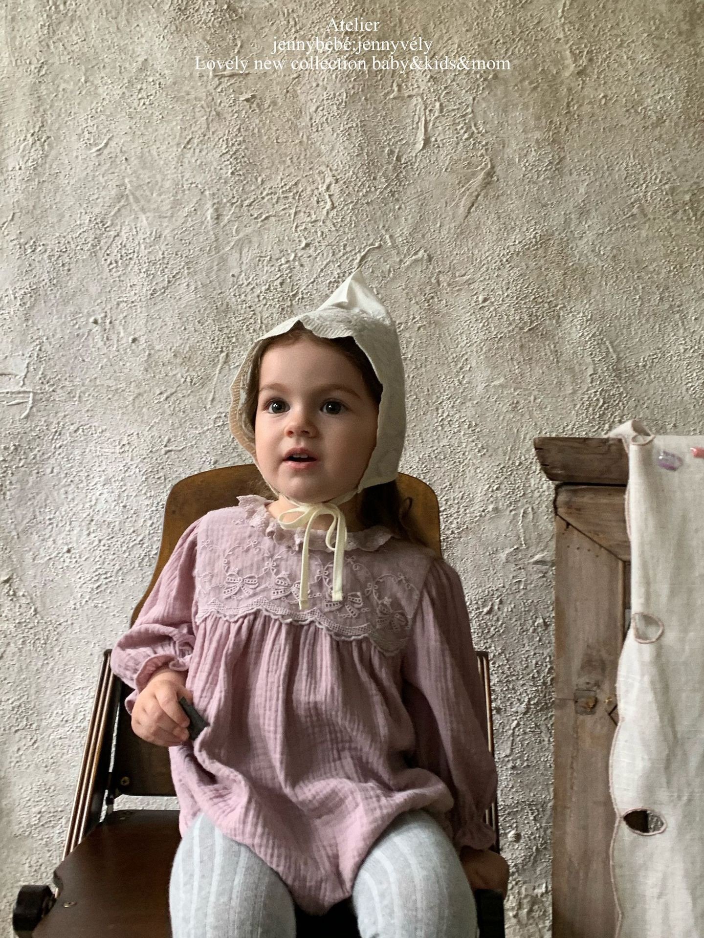 JE563｜(66-120cm) 蕾絲花邊領包屁衣/洋裝