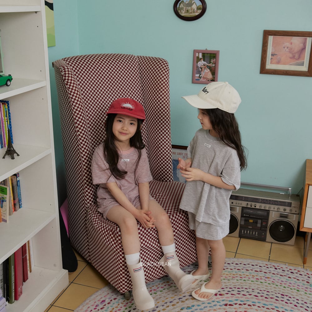 BEAN04｜(65-120cm) 條紋套裝