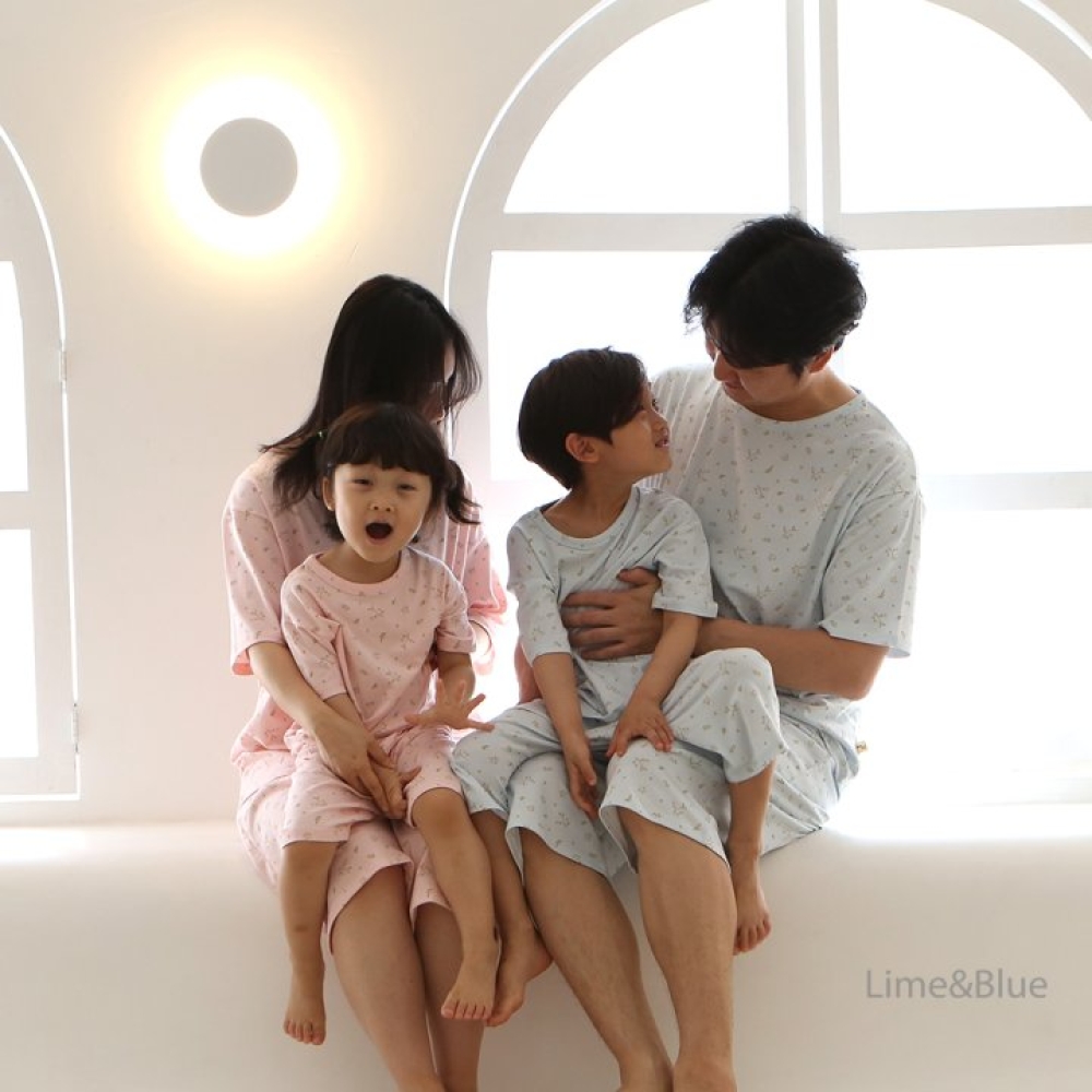 LIME&BLUE13｜(MOM DAD)  黃油花成人居家服