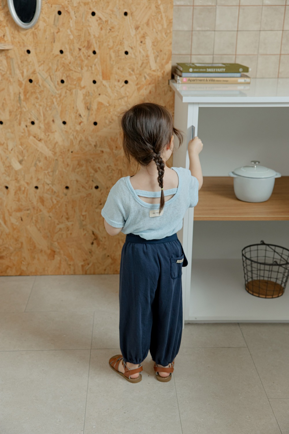 onu10｜(70cm-115cm) 舒適縮口褲