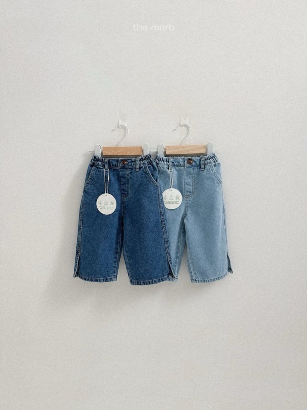 MiniRobe25｜(70-110) 開衩牛仔褲