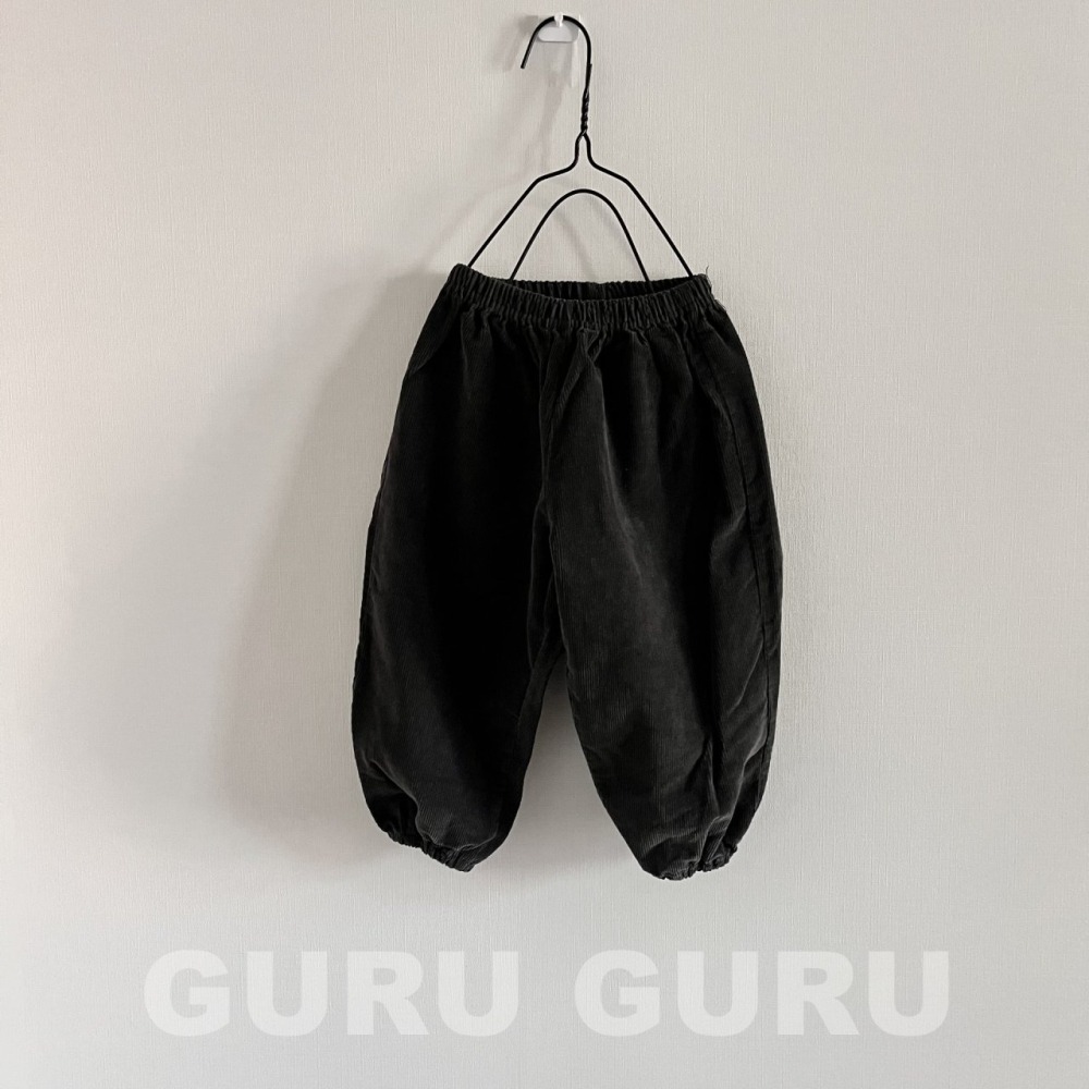 GURU GURU18｜(6m-24m) 5色磨毛燈芯絨縮口褲