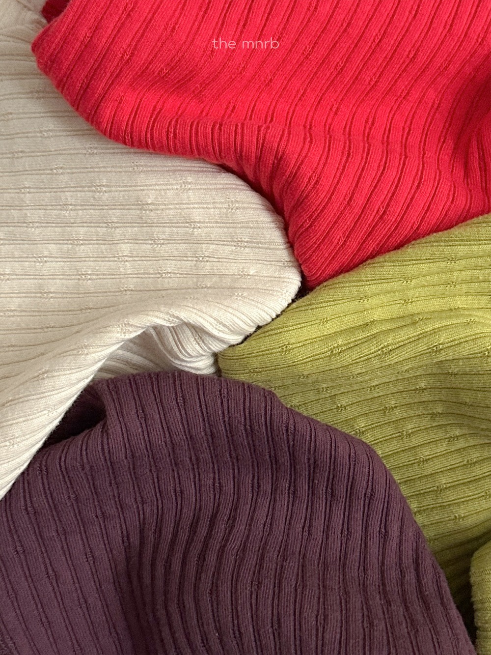 MiniRobe25｜(70-110) 羅紋短袖上衣