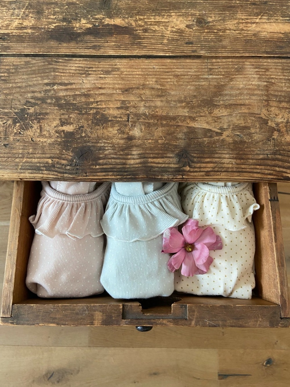 Anne Shirley10｜(1y-5y) 3色荷葉波點公主袖上衣