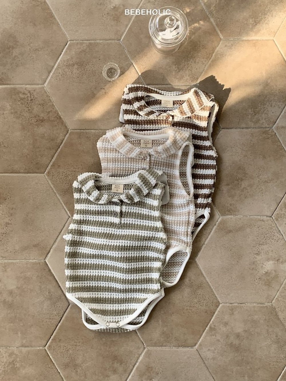 Bebe holic30｜(3m-18m) 雙色無袖套裝