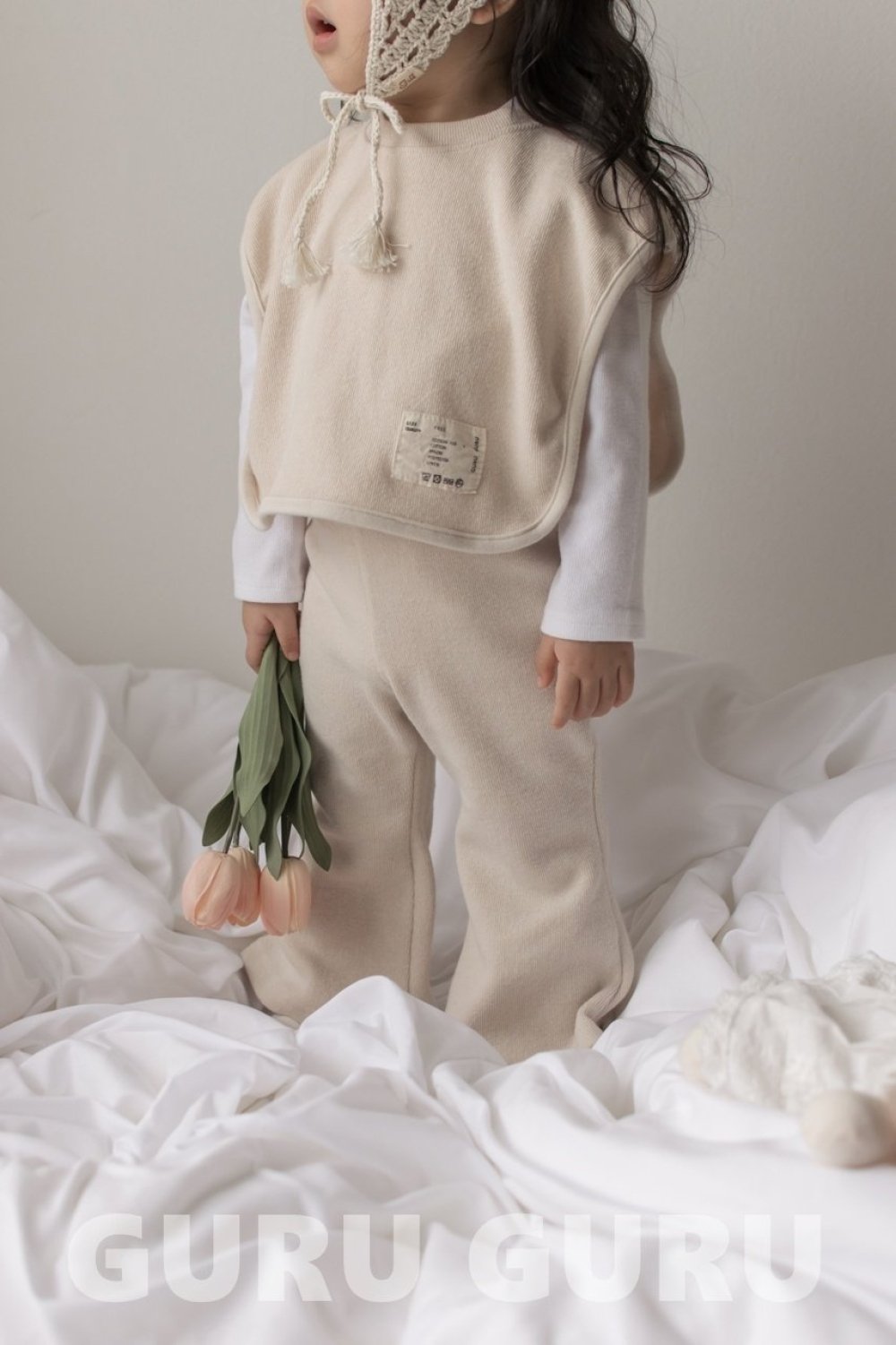 GURU GURU02｜(6m-24m) 2色滾邊背心