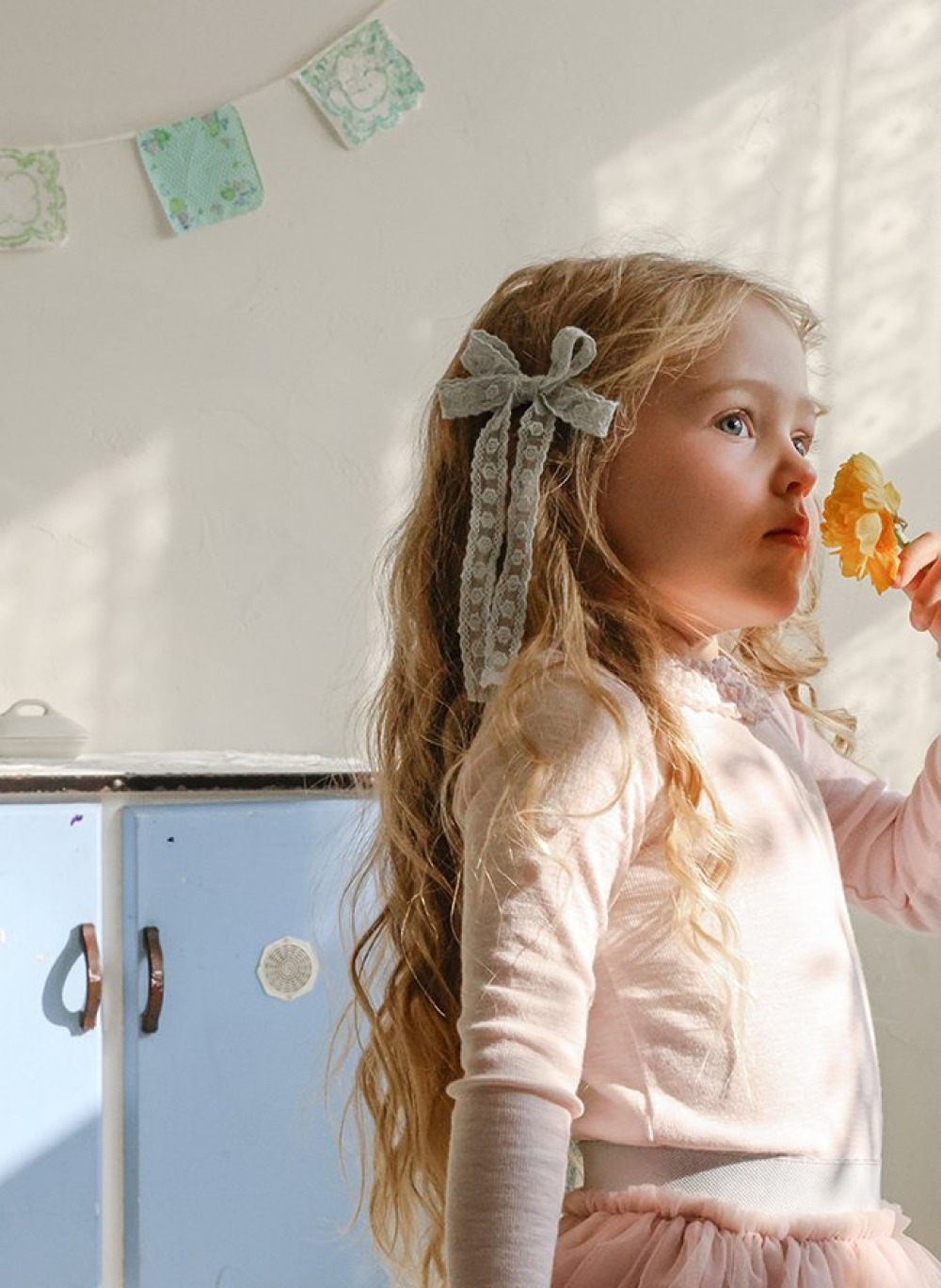 FLO08｜(free) 4色雙蝴蝶結髮夾