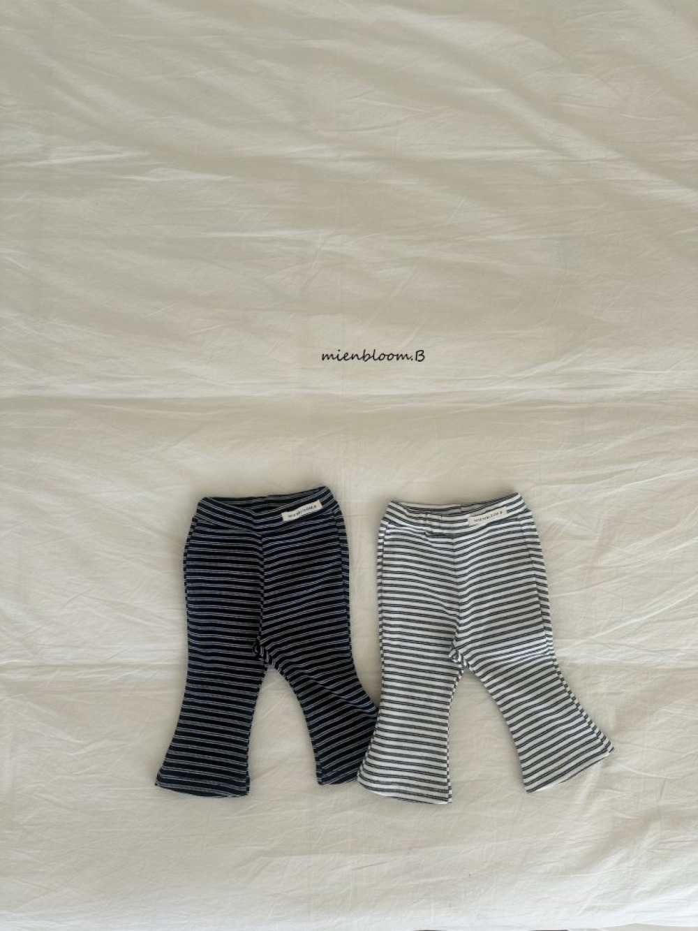 Bloom.b32｜(0m-7y) 細肩條紋小喇叭褲