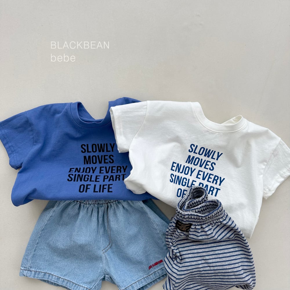 BEAN20｜(65-120cm) 享受生活字母上衣