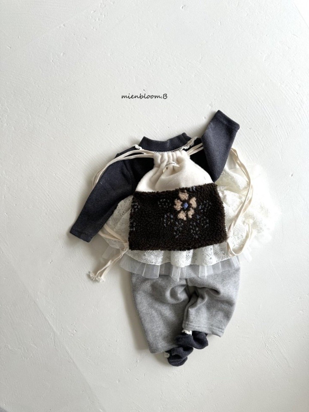 Bloom.b42｜(free) 花卉抽繩包