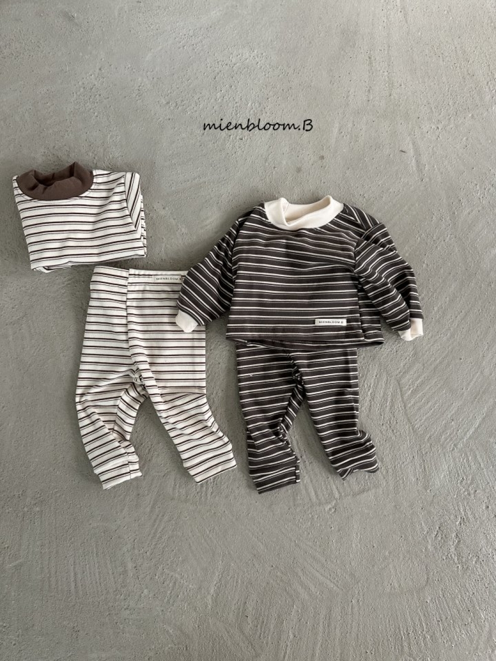 Bloom.b07｜(0m-24m/85cm-125cm) 條紋合身內搭褲