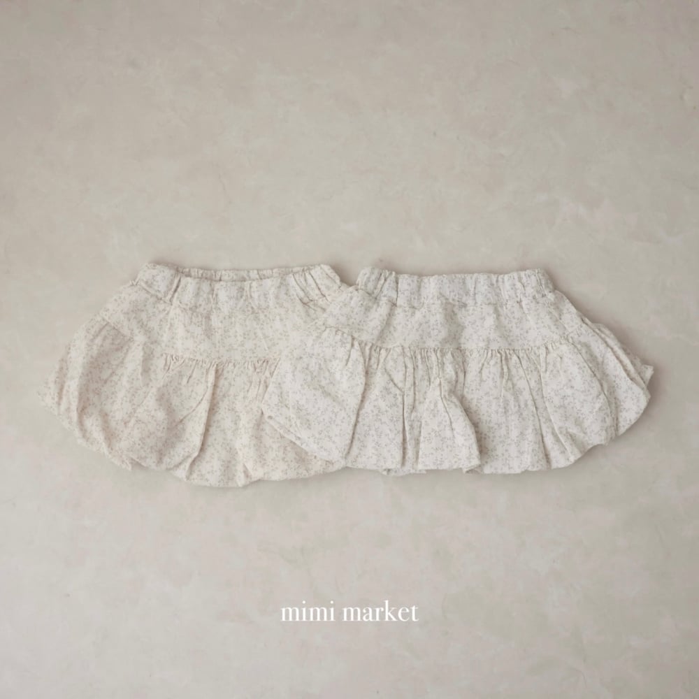 mimi market01 (75-90cm)  碎花南瓜裙褲
