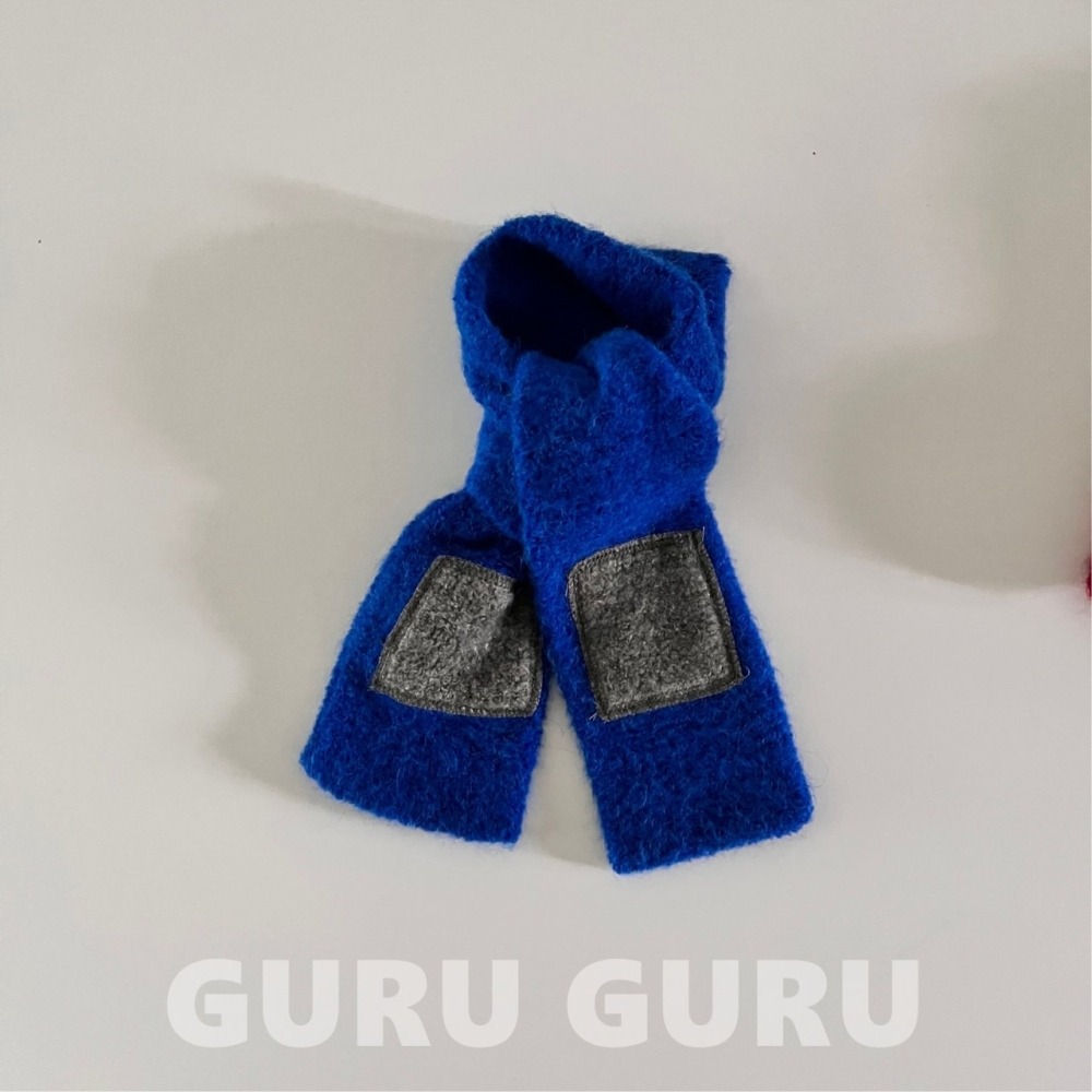 GURU GURU05｜(6m-24m) 3色刷毛圍巾