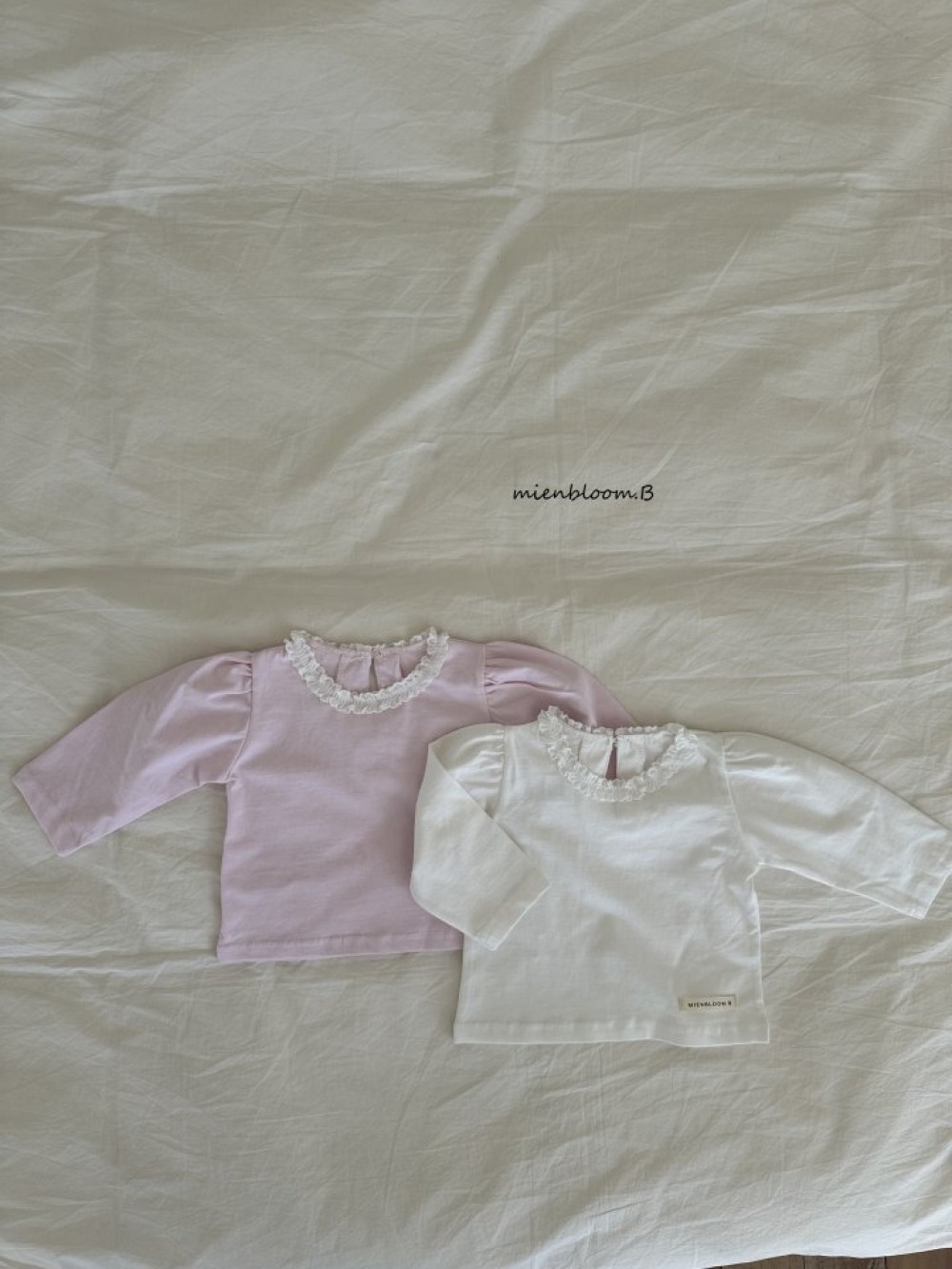 Bloom.b06｜(0m-7y) 春日蕾絲花邊領上衣