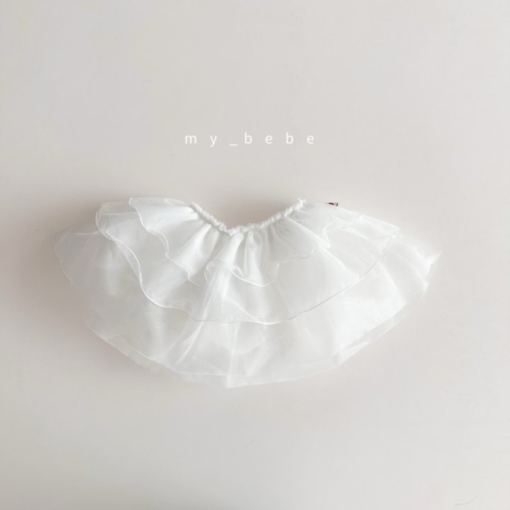 my_bebe26｜(80-120cm) 薄紗三層裙