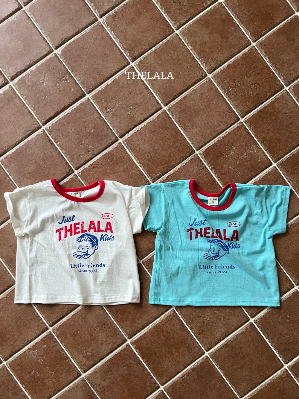 thelala43｜ (70-115-mom) 美式男孩印花上衣