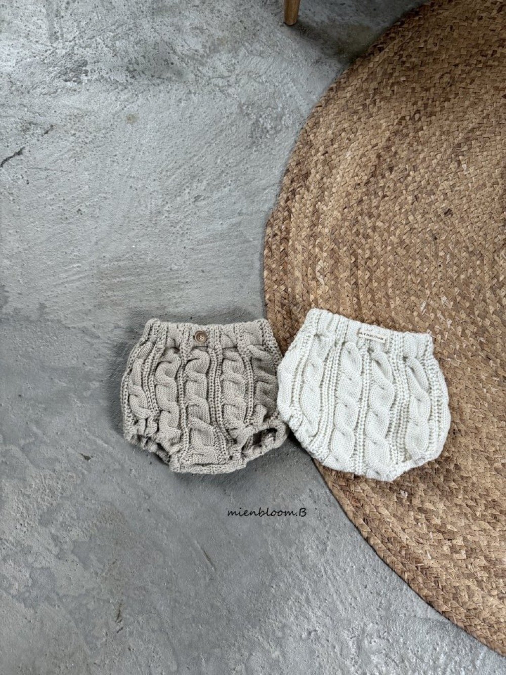 Bloom.b30｜(0m-24m) 麻花針織燈籠褲