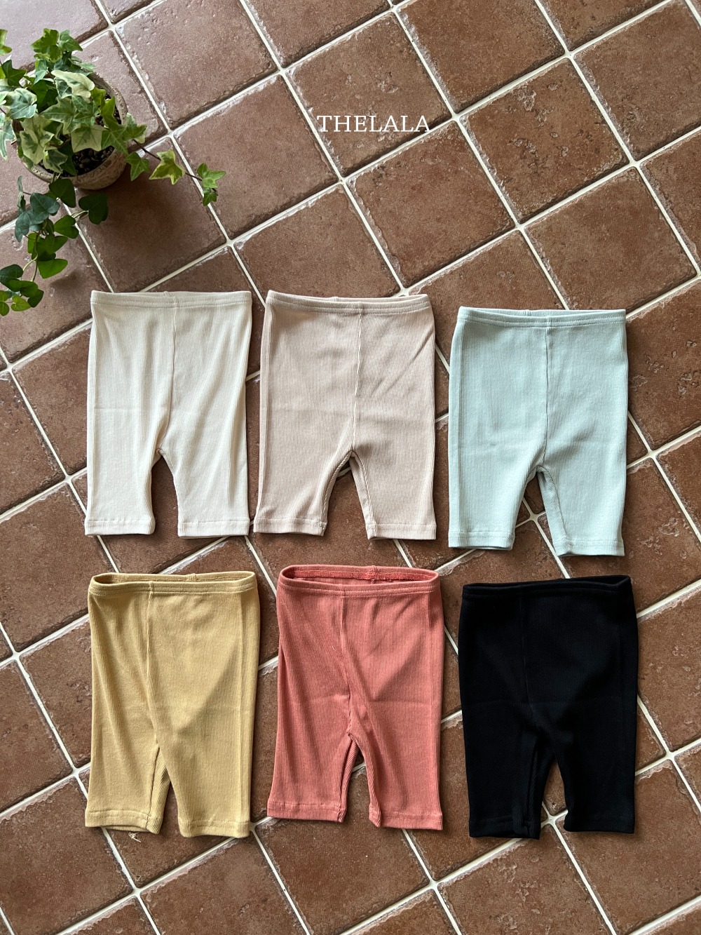 thelala11｜ (70-115) 七分素面緊身褲