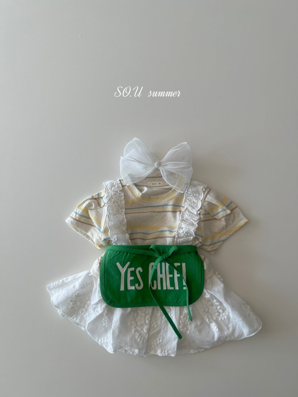 SO.U16｜(6m-4y) 刺繡包屁短裙